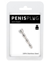 Penisplug - Sperm Stopper »Skull« aus Edelstahl